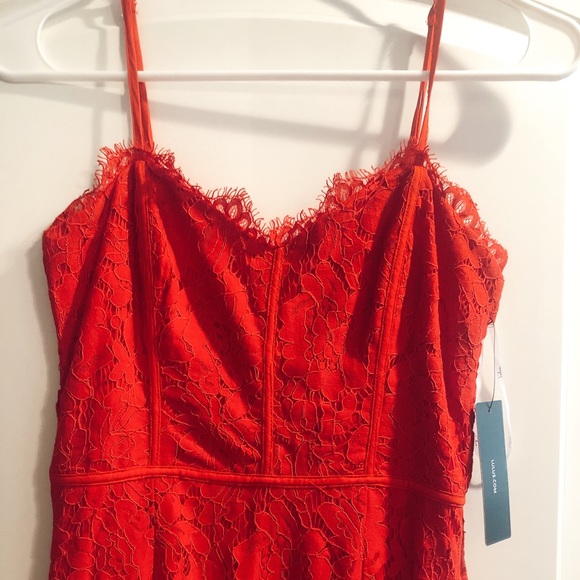 NWT Lulus Red Formal/Prom Dress - Picture 5 of 8